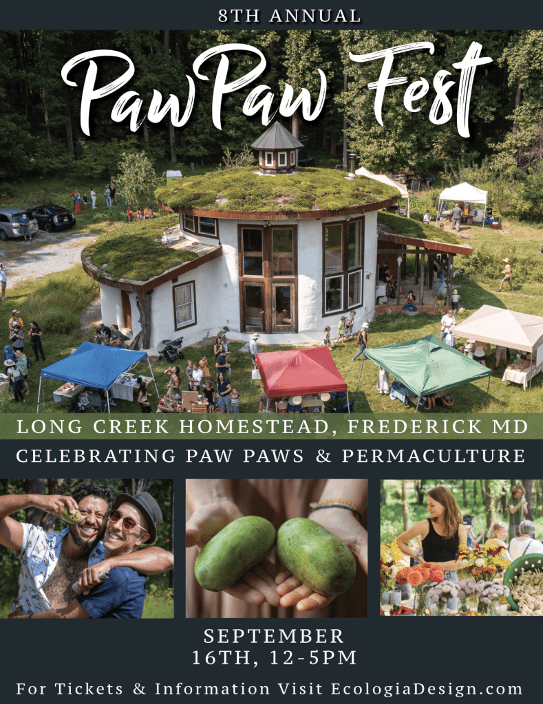 8th Annual Paw Paw Festival 2023 Ecologia Design / 240.344.5625