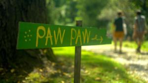 Paw Paw welcome sign